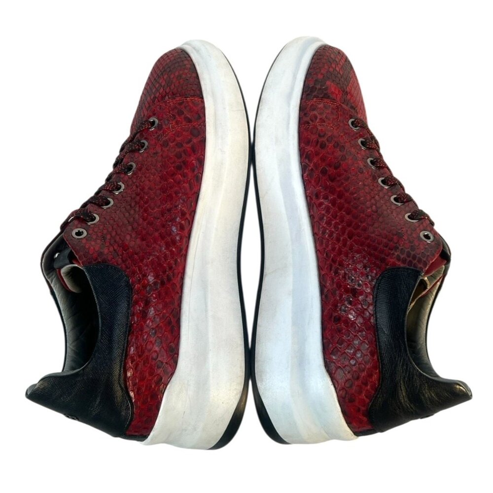 Franco Cuadra Python Leather Platform Sneakers De… - image 4